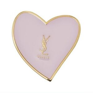 Yves Saint Laurent Heart-Shaped Compact mirror in Pink and Gold